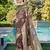 Coffee Brown simmer silk zari weaving saree