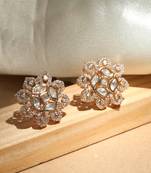 Elegant statement studs with american stones