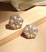 Elegant statement studs with american stones