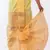 Yellow Hand Block Print Dupion Silk Dhoti For Men