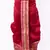 Maroon Hand Block Print Dupion Silk Dhoti For Men