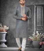 Outluk  party wear mens kurta with pajama