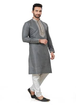 Outluk  party wear mens kurta with pajama 3