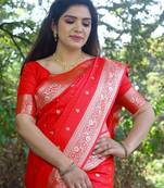 Kanjivaram Soft Satin Silk Saree