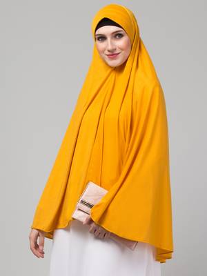 janab e aala mustard instant prayer hijab 4