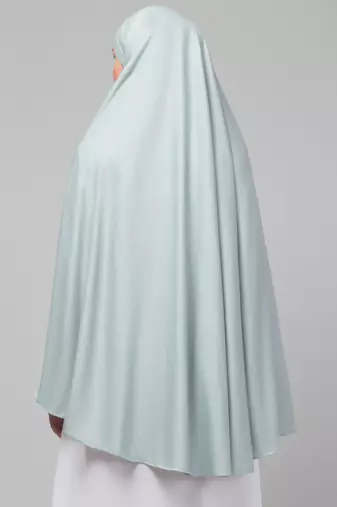 Nazneen Ready to wear instant Sky Sage green colour Prayer Hijab