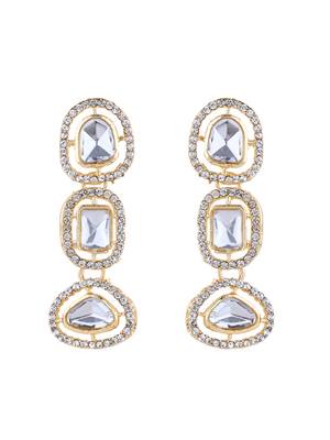 latest fashion stylish contemporary stud drop earring for women  1