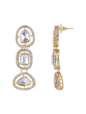 latest fashion stylish contemporary stud drop earring for women  2