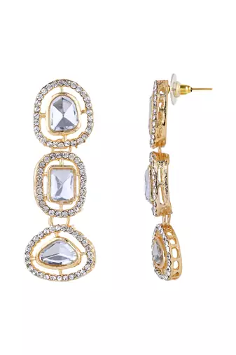 latest fashion stylish contemporary stud drop earring for women 