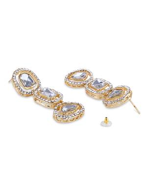 latest fashion stylish contemporary stud drop earring for women  3