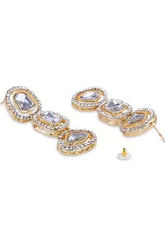 latest fashion stylish contemporary stud drop earring for women 