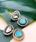 latest fashion stylish contemporary stud drop earring for women 