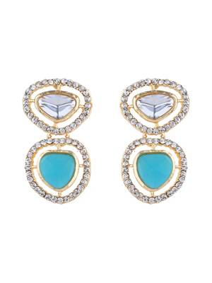 latest fashion stylish contemporary stud drop earring for women  2