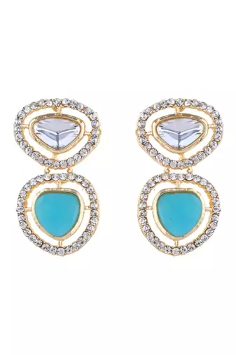 latest fashion stylish contemporary stud drop earring for women 