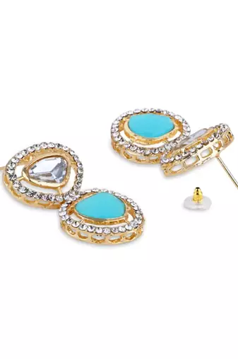 latest fashion stylish contemporary stud drop earring for women 