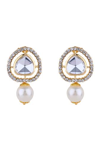 latest fashion stylish contemporary stud drop earring for women 