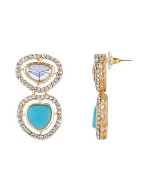 latest fashion stylish contemporary stud drop earring for women  4