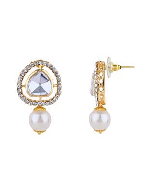 latest fashion stylish contemporary stud drop earring for women  2