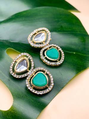 latest fashion stylish contemporary stud drop earring for women  1