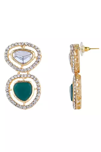 latest fashion stylish contemporary stud drop earring for women 