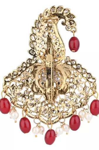 traditional kundan safa kalangi brooch for groom/men/dulha pagadi 