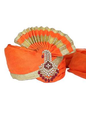 traditional kundan safa kalangi brooch for groom/men/dulha pagadi  4