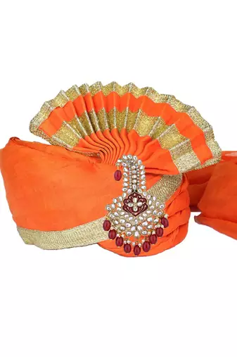 traditional kundan safa kalangi brooch for groom/men/dulha pagadi 
