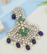 traditional kundan safa kalangi brooch for groom/men/dulha pagadi