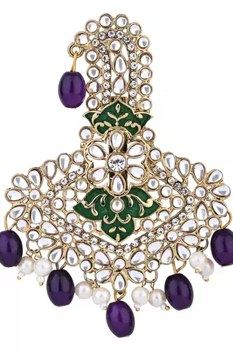traditional kundan safa kalangi brooch for groom/men/dulha pagadi 