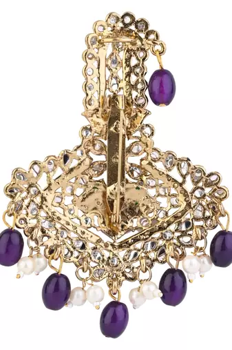 traditional kundan safa kalangi brooch for groom/men/dulha pagadi 
