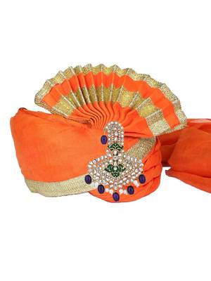 traditional kundan safa kalangi brooch for groom/men/dulha pagadi  4