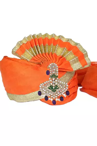 traditional kundan safa kalangi brooch for groom/men/dulha pagadi 