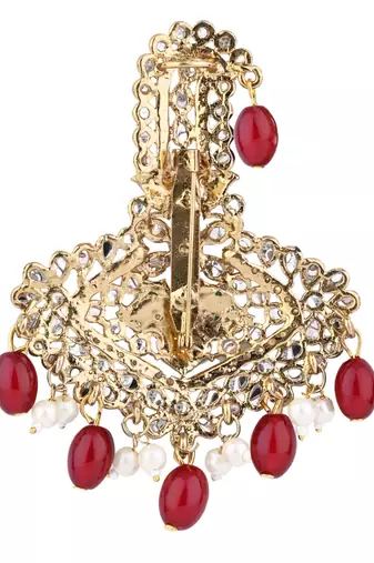 traditional kundan safa kalangi brooch for groom/men/dulha pagadi 