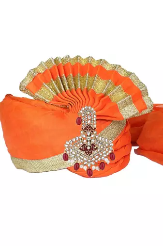traditional kundan safa kalangi brooch for groom/men/dulha pagadi 