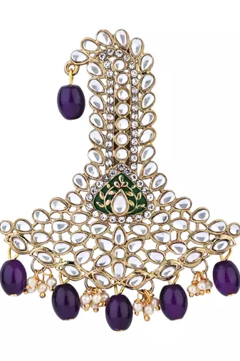 traditional kundan safa kalangi brooch for groom/men/dulha pagadi 