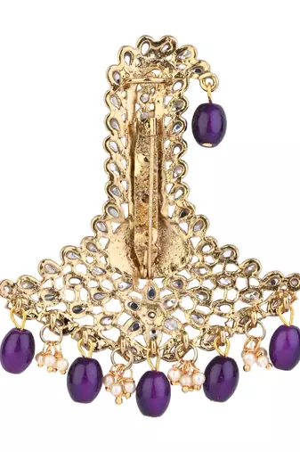 traditional kundan safa kalangi brooch for groom/men/dulha pagadi 