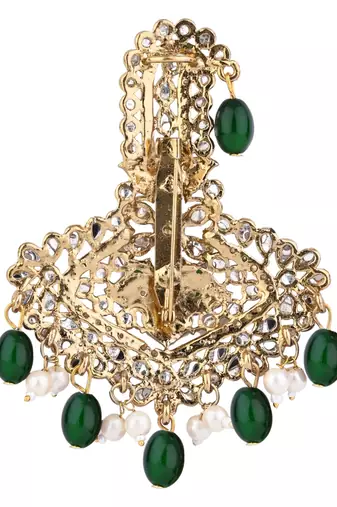 traditional kundan safa kalangi brooch for groom/men/dulha pagadi 