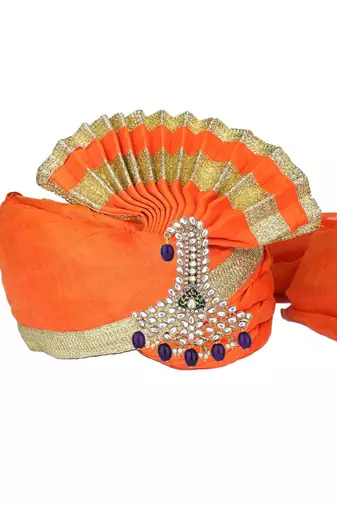 traditional kundan safa kalangi brooch for groom/men/dulha pagadi 