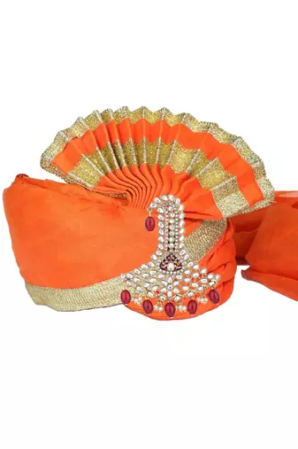 traditional kundan safa kalangi brooch for groom/men/dulha pagadi 