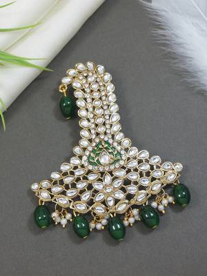 traditional kundan safa kalangi brooch for groom/men/dulha pagadi  1