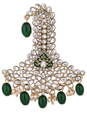 traditional kundan safa kalangi brooch for groom/men/dulha pagadi  2