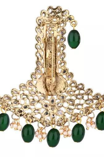 traditional kundan safa kalangi brooch for groom/men/dulha pagadi 