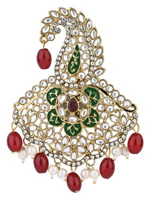 traditional kundan safa kalangi brooch for groom/men/dulha pagadi  2