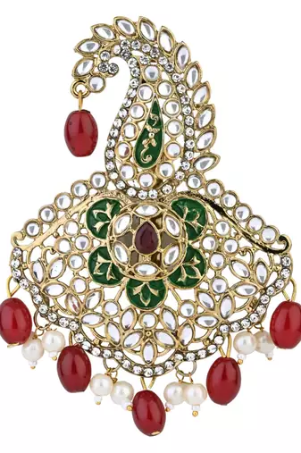 traditional kundan safa kalangi brooch for groom/men/dulha pagadi 