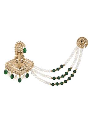 traditional kundan safa kalangi brooch for groom/men/dulha pagadi  3