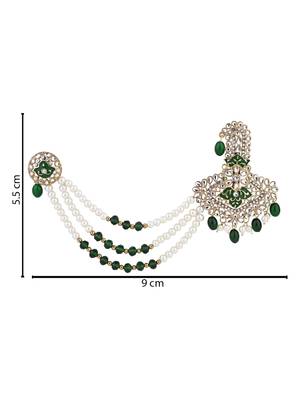 traditional kundan safa kalangi brooch for groom/men/dulha pagadi  4