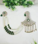 traditional kundan safa kalangi brooch for groom/men/dulha pagadi