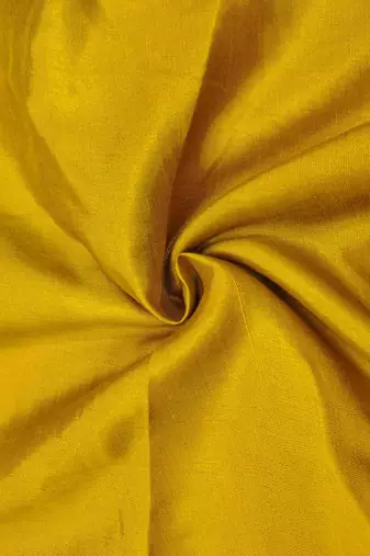 Mustard Organza Embroidered Unstitched Dress Material