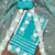 Blue Organza Embroidered Unstitched Dress Material