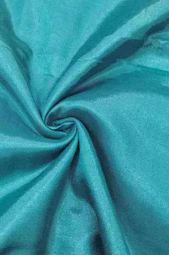 Blue Organza Embroidered Unstitched Dress Material